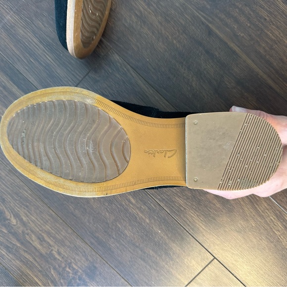 Clarks Edenvale Page Fashion Boot Black Suede - Picture 4 of 4